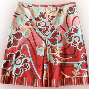 Ann Taylor LOFT zipper pleated skirt, size 6P